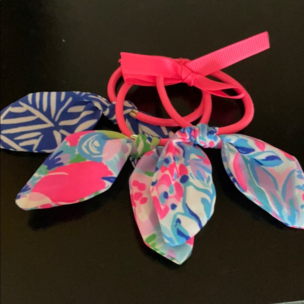 Lilly Pulitzer hair ties New